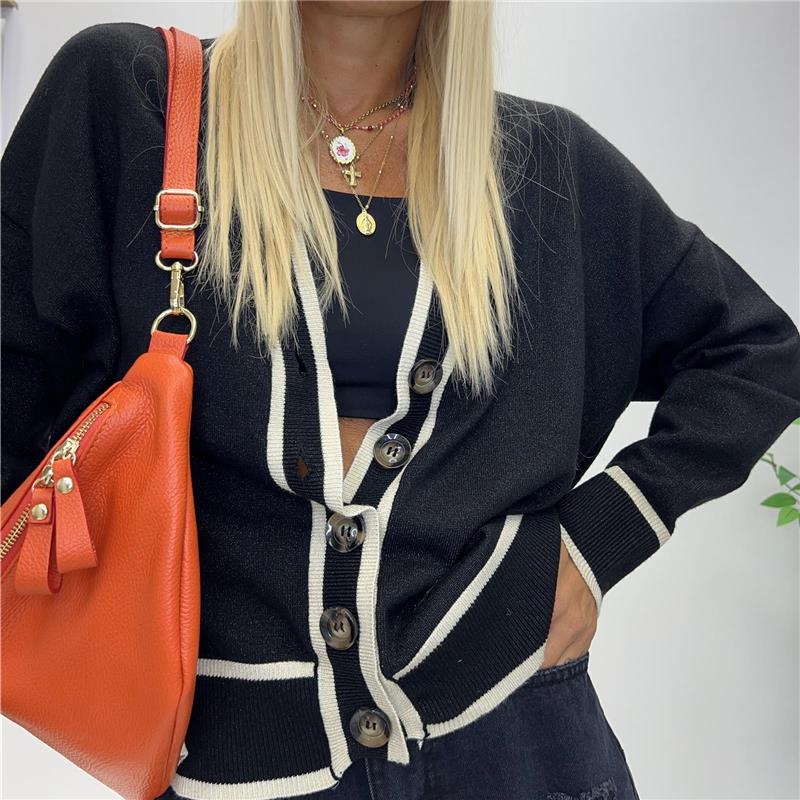 cardigan corto con bottoni  magical